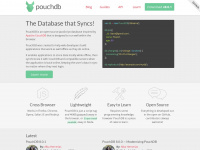 pouchdb.com Webseite Vorschau