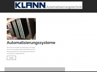 klann-automatisierungstechnik.de Webseite Vorschau
