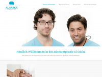 zahnarzt-alsakka.de Webseite Vorschau