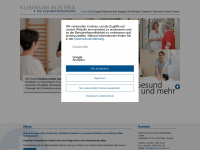 klinikum-austria.at Webseite Vorschau