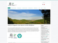 biosphaerenparks.at Webseite Vorschau