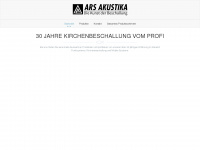 kirchen-ars-akustika.de Webseite Vorschau