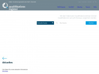 qualifikationsregister.at Webseite Vorschau