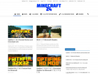 minecraft24.com Webseite Vorschau