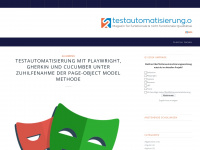 testautomatisierung.org Webseite Vorschau