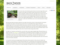 back2wood.eu Webseite Vorschau