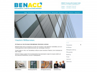 benaco.co.at Webseite Vorschau