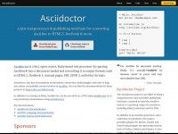 asciidoctor.org Webseite Vorschau