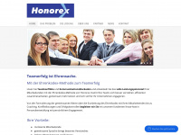 honorex.ch Webseite Vorschau