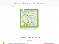 vegane-jobs.de Webseite Vorschau