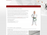 judoanzug-kind.de Webseite Vorschau