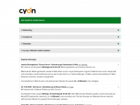 cyon.info Webseite Vorschau