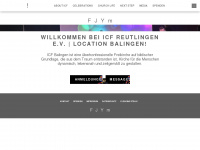 icf-balingen.de Webseite Vorschau