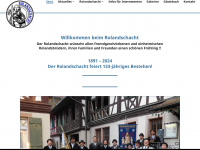 rolandschacht.org Webseite Vorschau