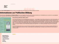politischebildung.com Webseite Vorschau