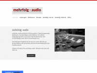 mehrfolg-audio.weebly.com Webseite Vorschau