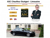 asc-chauffeur.de Webseite Vorschau