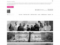 dam-preis.de Webseite Vorschau