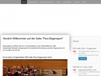 dbs-bogensport.de Webseite Vorschau