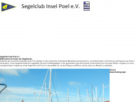 segelclub-inselpoel.de Webseite Vorschau