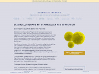 stammzelltherapie-wien.com Webseite Vorschau