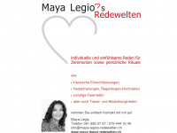 maya-legios-redewelten.ch Webseite Vorschau