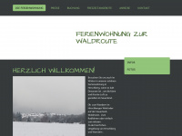 fewo-waldroute.de Webseite Vorschau