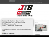jtb-buerotechnik.de Webseite Vorschau