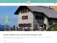 badkissingerhuette.at Webseite Vorschau