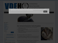 vdeho.de Webseite Vorschau