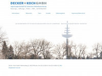 decker-koch.de Webseite Vorschau