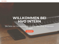 hvo-intern.de Webseite Vorschau