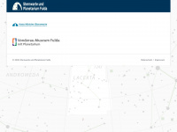 astronomie-fulda.de Webseite Vorschau