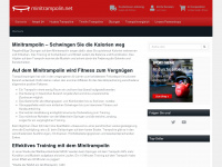 minitrampolin.net Webseite Vorschau
