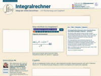 integralrechner.de Webseite Vorschau