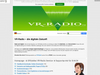 vr-radio.de Webseite Vorschau