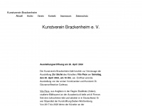 kunstverein-brackenheim.de Webseite Vorschau