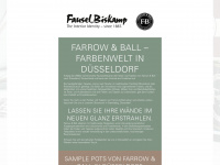 farrow-ball-duesseldorf.de Webseite Vorschau
