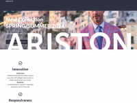 aristonfabrics.com Webseite Vorschau