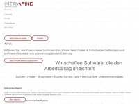 intrafind.com Webseite Vorschau