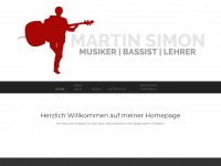 martin-simon.com Webseite Vorschau