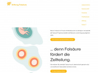 stiftung-folsäure.ch Webseite Vorschau
