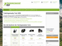 trainingsmaske-test.com Webseite Vorschau