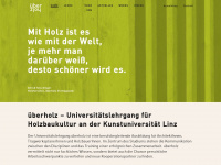ueberholz.ufg.ac.at Webseite Vorschau