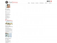 consinius.ch Webseite Vorschau