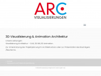arc-visualisierung.de Webseite Vorschau