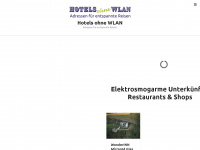 hotels-ohne-wlan.com Webseite Vorschau