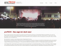 protech-eventtechnik.at Webseite Vorschau