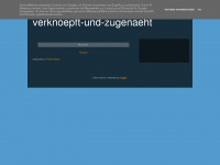 verknoepft-und-zugenaeht.blogspot.com Webseite Vorschau