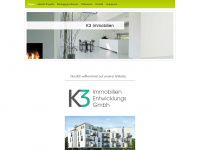 k3-immobilien.at Webseite Vorschau